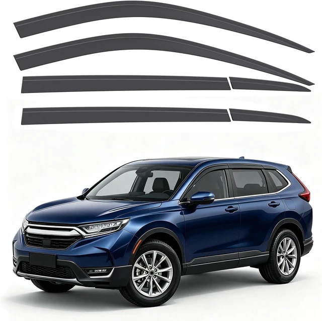Main image of Tape-on Window Visors Rain Guards Fit for Honda CR-V CRV 2023-2026 6PCS