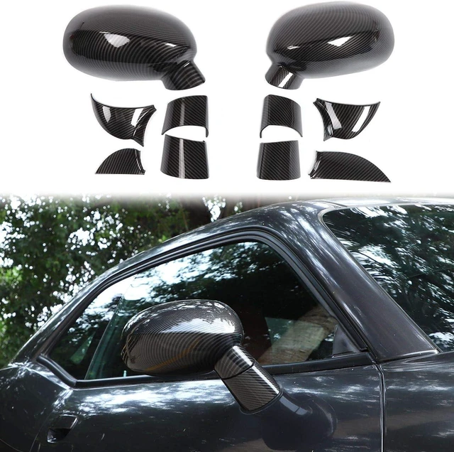 Main image of for Challenger ABS Carbon Fiber Rearview Mirror Cover Side Mirror Trim Shell Cover Decoration Trim for 2009-2026+Dodge Challenger Exterior Accessories,10pcs