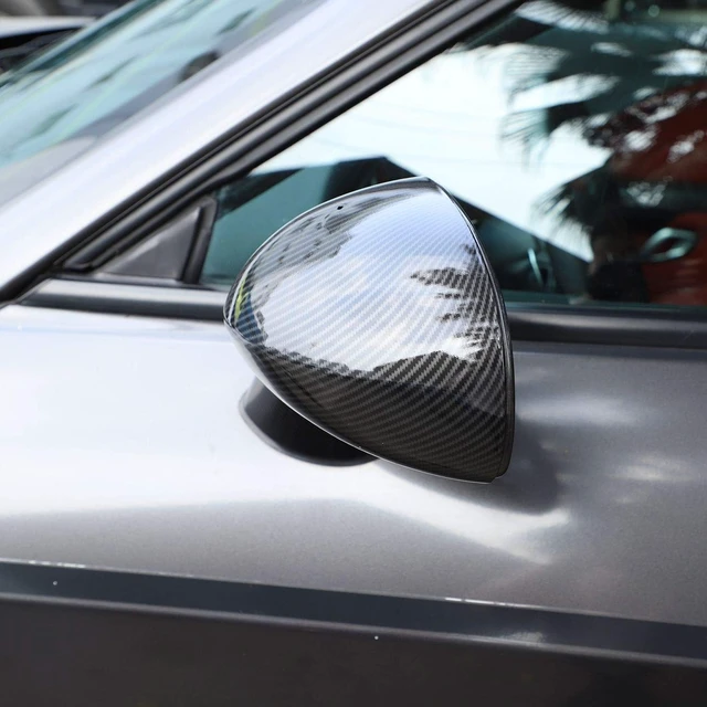 Alt view image 6 of 7 - for Challenger ABS Carbon Fiber Rearview Mirror Cover Side Mirror Trim Shell Cover Decoration Trim for 2009-2026+Dodge Challenger Exterior Accessories,10pcs
