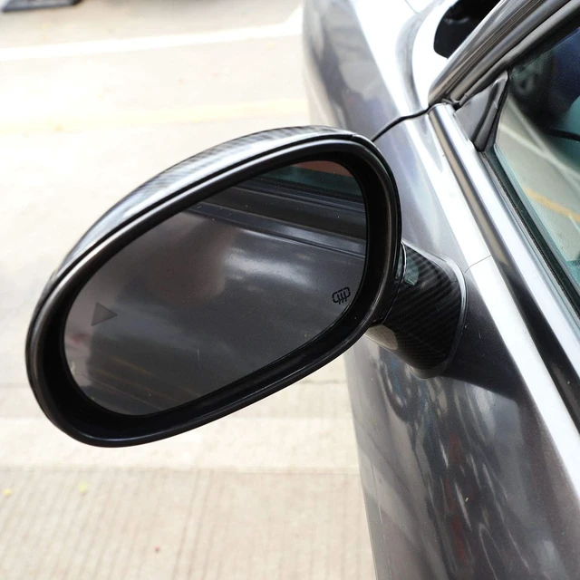 Alt view image 5 of 7 - for Challenger ABS Carbon Fiber Rearview Mirror Cover Side Mirror Trim Shell Cover Decoration Trim for 2009-2026+Dodge Challenger Exterior Accessories,10pcs