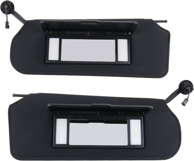 Main image of Automotive Sun Visor with Updated Bright LED Lights Sunvisors Replacement for Corvette C5 Chevrolet 1997-2004 Replaces 10442033 10442034 Left Driver and Right Passenger Side