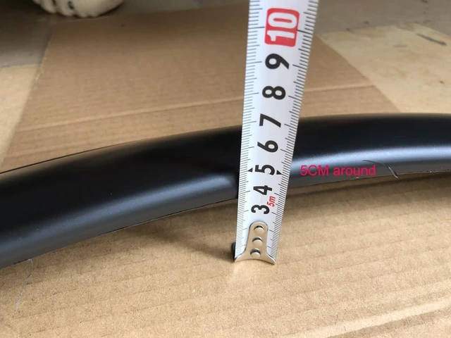 Alt view image 3 of 3 - 4Pcs 3.5"/90mm 4PCS Set Black Universal Car Wheel Fender Flares Durable Polyurethane Extra Wide Auto Car Body Kit