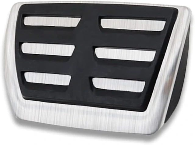 Alt view image 5 of 7 - Car Gas Brake Accelerator Foot Rest Pedal Cover Compatible for Audi A4 B9 A5 2018 2019 2020 2021 2022 2023 2024 Accessories No Drill Foot Pedal Parts