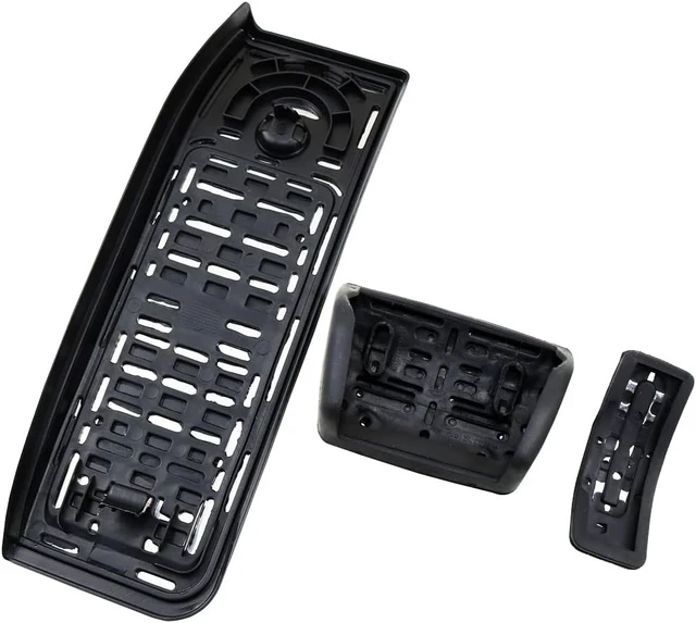 Alt view image 6 of 7 - Car Gas Brake Accelerator Foot Rest Pedal Cover Compatible for Audi A4 B9 A5 2018 2019 2020 2021 2022 2023 2024 Accessories No Drill Foot Pedal Parts