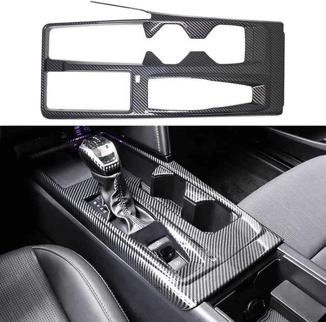 Main image of Compatible with 2025 Toyota Camry Accessories Center Console Gear Shift Panel Frame Cover Trim (Carbon Fiber Color) - North American Version