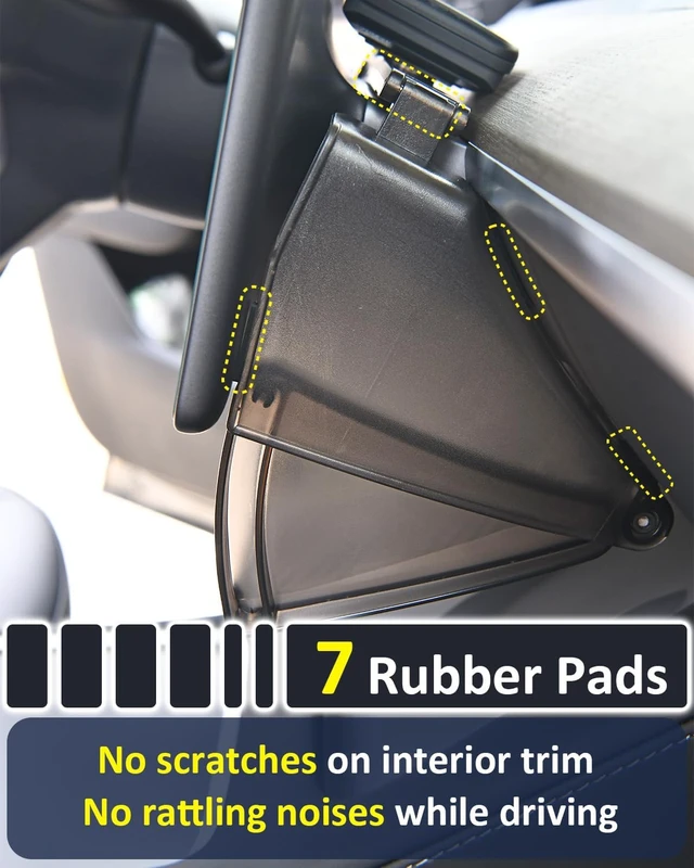 Alt view image 5 of 7 - Hidden Under Screen Storage for Tesla Model Y Model 3 Accessories 2020-2026