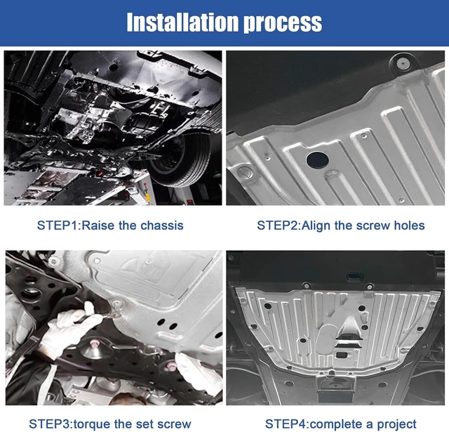 Alt view image 4 of 7 - Engine Splash Shield Guard Compatible with Honda Civic 2022 2023, Engine Case Guard Under Car Shield Cover OEM 74111T20A0 74111-T20-A00 Engine Splash Guard