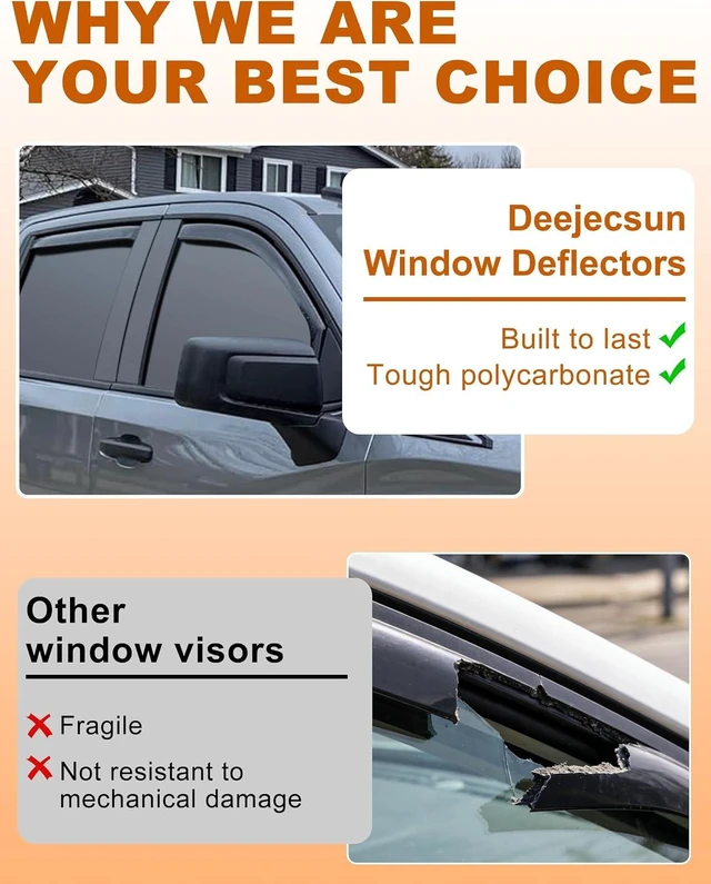 Alt view image 5 of 7 - in-Channel Window Visors Rain Guards for Toyota Camry 2025 2026
