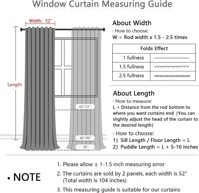 Alt view image 5 of 7 - 100% Blackout Plaid Farmhouse Linen Curtains 84 Inch Long 2 Panels Set for Living Room Double Layer Windowpane Drapes Thermal Insulated Privacy Protection Rod Pocket Back Tab, 52" W, Black