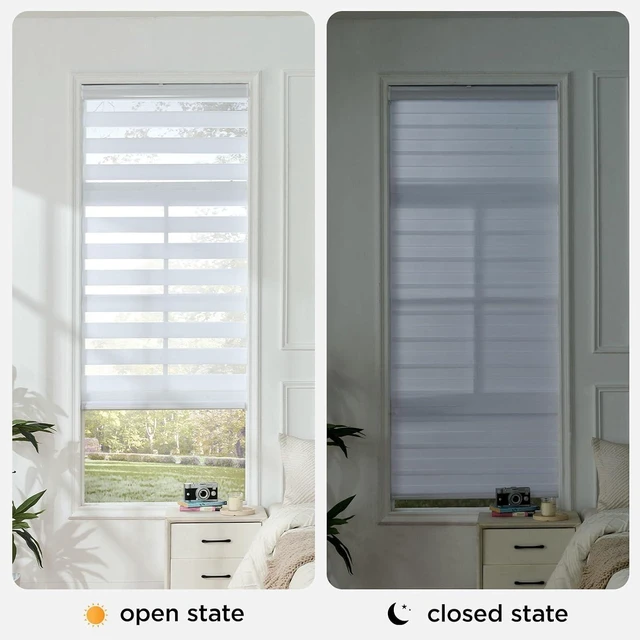 Alt view image 2 of 7 - Cordless Blinds for Indoor Windows, 35" W x 75" H, White
