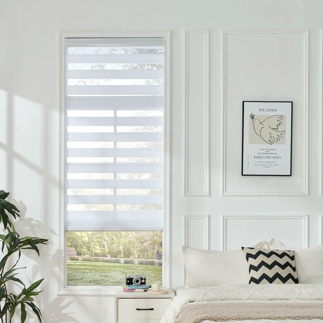 Alt view image 6 of 7 - Cordless Blinds for Indoor Windows, 35" W x 75" H, White