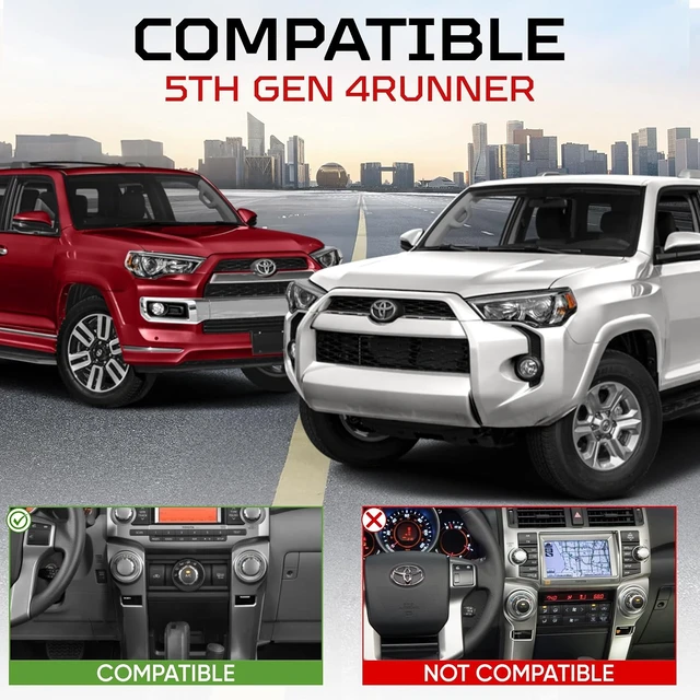 Alt view image 2 of 6 - Climate Control Knobs for Toyota 4Runner 5th Gen (2010-2024)