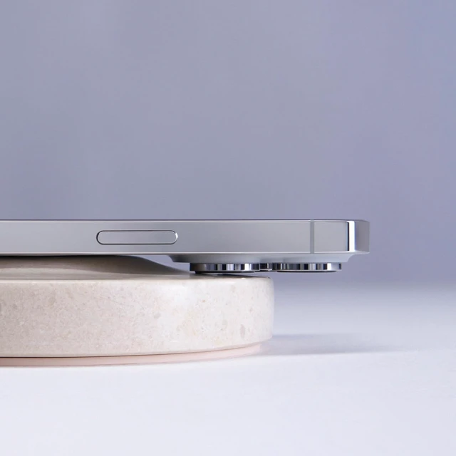 Alt view image 2 of 7 - Classic Stone Marble Wireless Charging Pad Designed in Italy, Integrated 6 ft USB-C Cable, Smartphones, Wireless Earbuds, Smartwatches Cream Marble