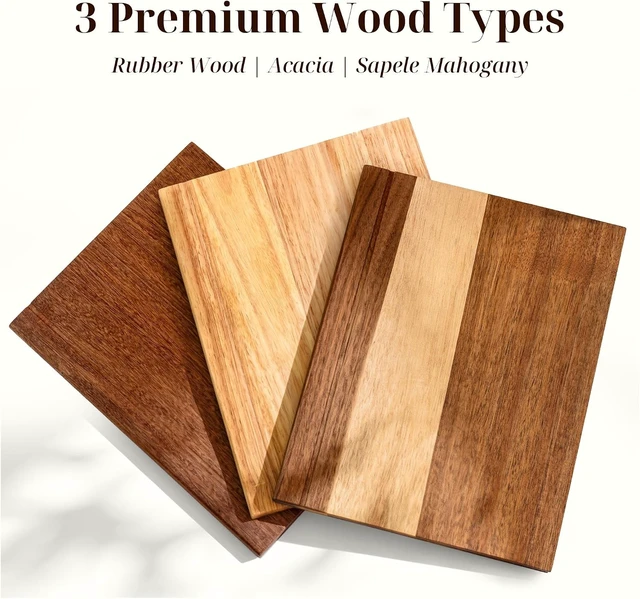 Alt view image 3 of 7 - Book Cutting Board Set with Wooden Stand for Home Cooks