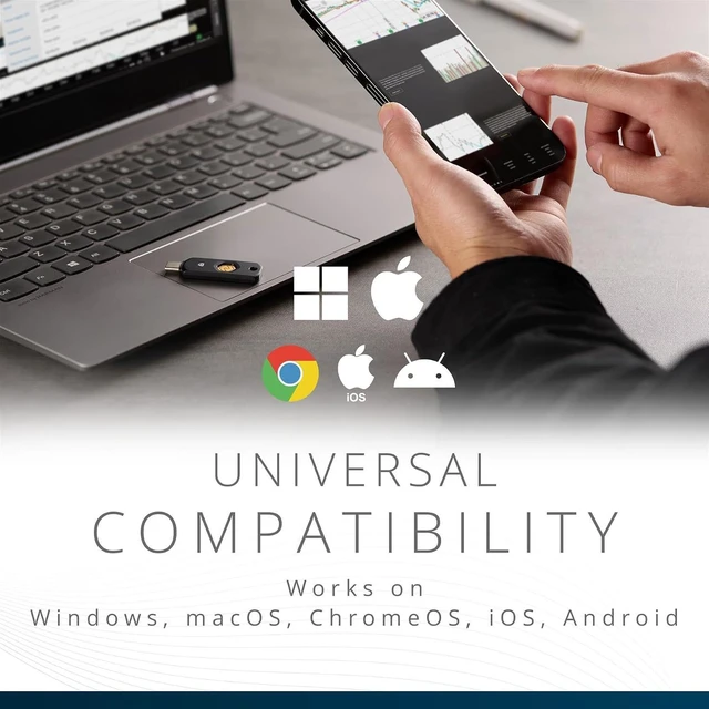 Alt view image 6 of 7 - VeriMark NFC+ USBC Security Key, FIDO2/WebAuthn Hardware Authenticator for Passwordless Login, Works with Windows, macOS & Chrome OS, K64739WW