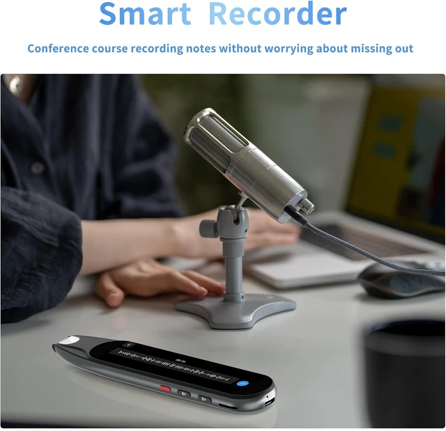 Alt view image 7 of 7 - Scan Translator Pen, Language Translator Device, Dyslexia Tools with 142 Online/10 Offline Languages, Text to Speech Reading Pen for Learning Difficulties, Language Learners and Elderly Users