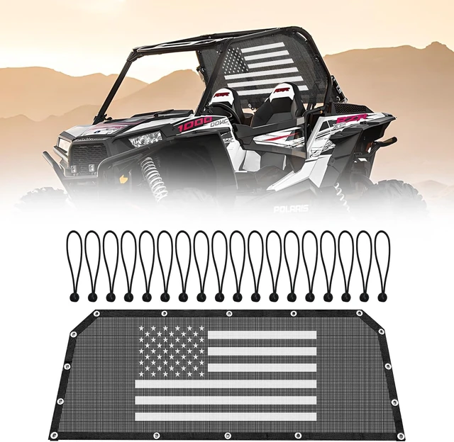 Alt view image 6 of 7 - Rear Window Net, for 2020-2025 Polaris RZR PRO XP 4, Pro R, Turbo R