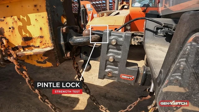 Alt view image 3 of 4 - Pintle Lock, Fits 2" Hollow Shank, 10,000-16,000K LB Towing Capacity