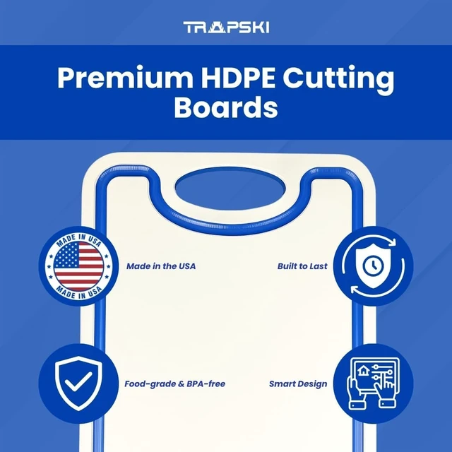 Alt view image 4 of 7 - Premium 1/2 Inch Textured Plastic Cutting Chopping Boards