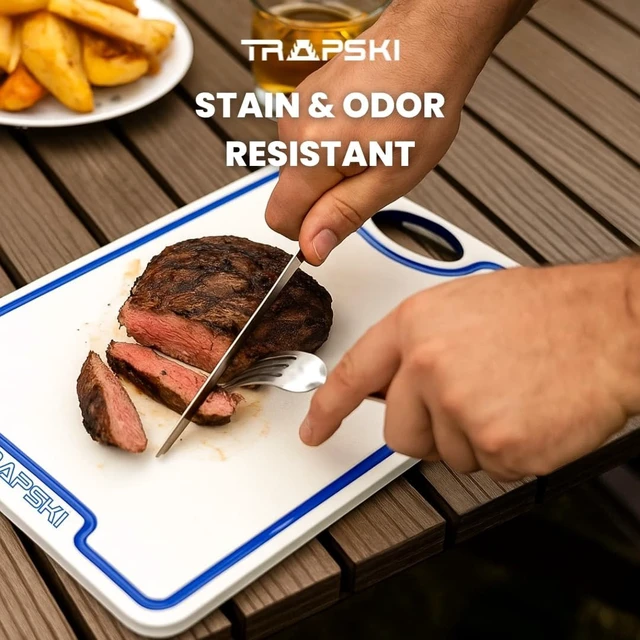 Alt view image 5 of 7 - Premium 1/2 Inch Textured Plastic Cutting Chopping Boards