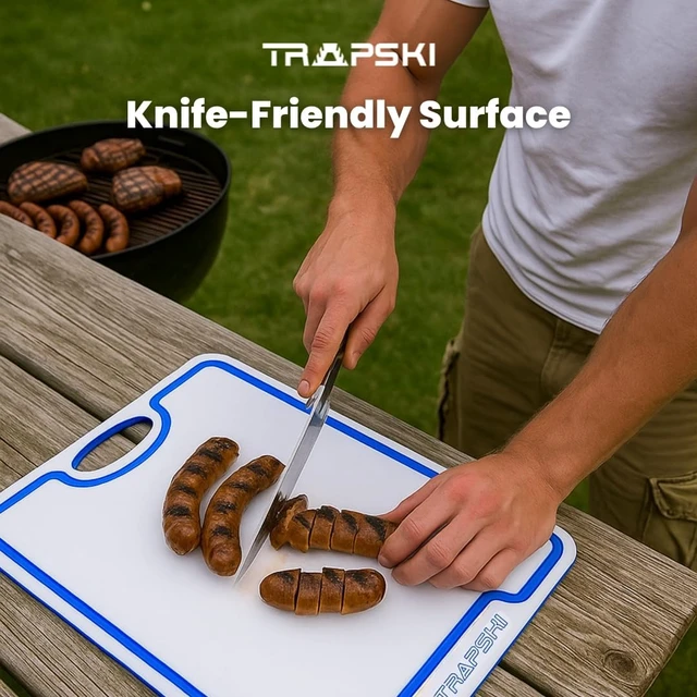 Alt view image 7 of 7 - Premium 1/2 Inch Textured Plastic Cutting Chopping Boards