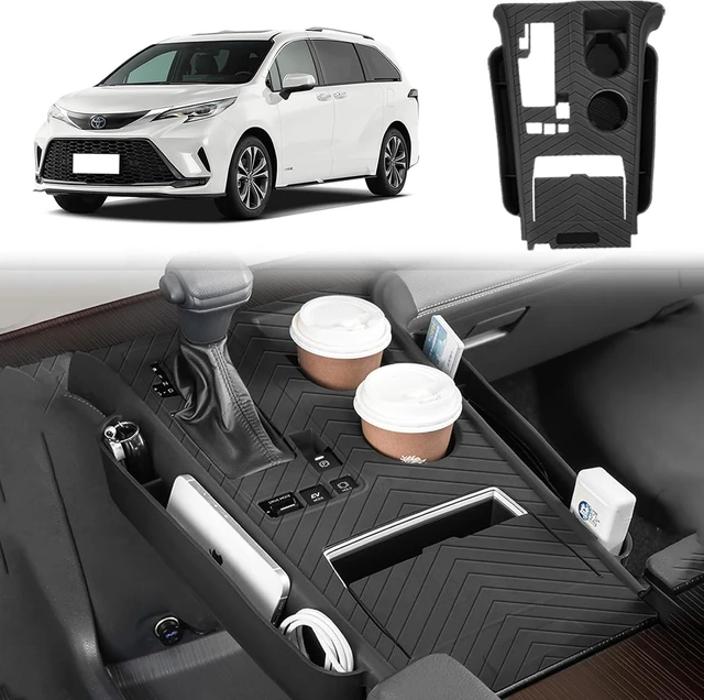 Main image of Compatible with Silicone Toyota Sienna Center Console Panel Trim Accessory