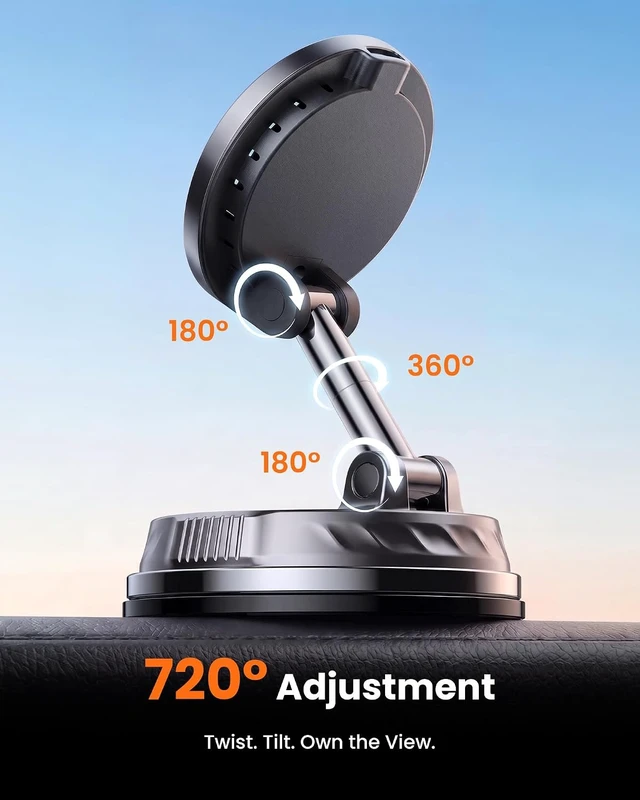 Alt view image 7 of 7 - 25W Fast Wireless Charge, Only for iPhone Magsafe Car Mount Charger