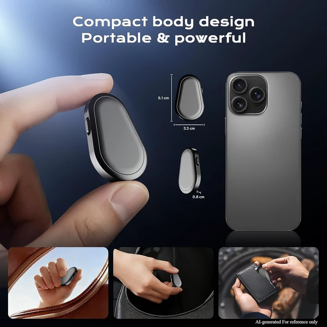 Alt view image 6 of 7 - 136GB(9800H) Magnetic Voice Recorder - Voice Activated Recorder with DSP5.0 Noise Cancellation HD Recording Device for Classe/Meeting/Lecture