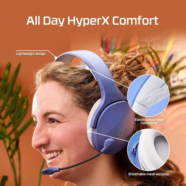 Alt view image 6 of 7 - Cloud Jet Dual Wireless Gaming Headset, 2.4GHz dongle, Bluetooth 5.3, PC, PS5, Mobile, USB-A Black