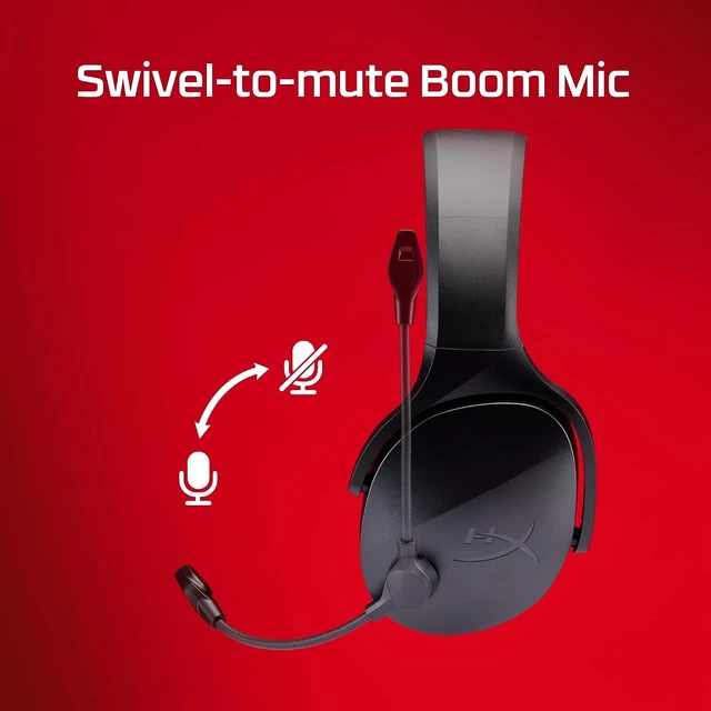 Alt view image 7 of 7 - Cloud Jet Dual Wireless Gaming Headset, 2.4GHz dongle, Bluetooth 5.3, PC, PS5, Mobile, USB-A Black