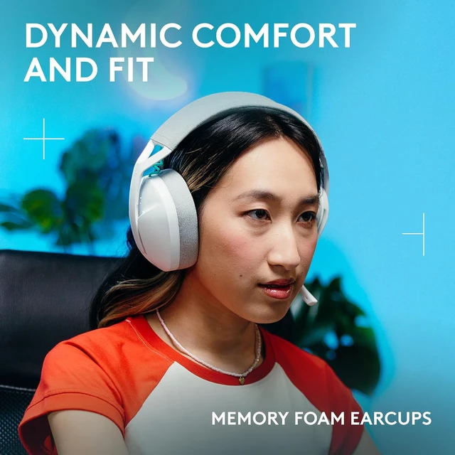 Alt view image 2 of 7 - 321 Lightspeed Wireless Gaming Headset - White