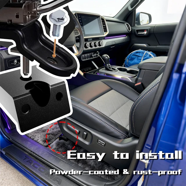 Alt view image 3 of 7 - Premium Front Seat Riser, Front Seat Spacer Compatible with Toyota Tacoma, 4Runner, FJ Cruiser, and Lexus GX460 GX470, Seating Mechanicals Made of High Strength Manganese Steel (Front) (Front Spacer)