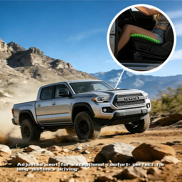 Alt view image 6 of 7 - Premium Front Seat Riser, Front Seat Spacer Compatible with Toyota Tacoma, 4Runner, FJ Cruiser, and Lexus GX460 GX470, Seating Mechanicals Made of High Strength Manganese Steel (Front) (Front Spacer)