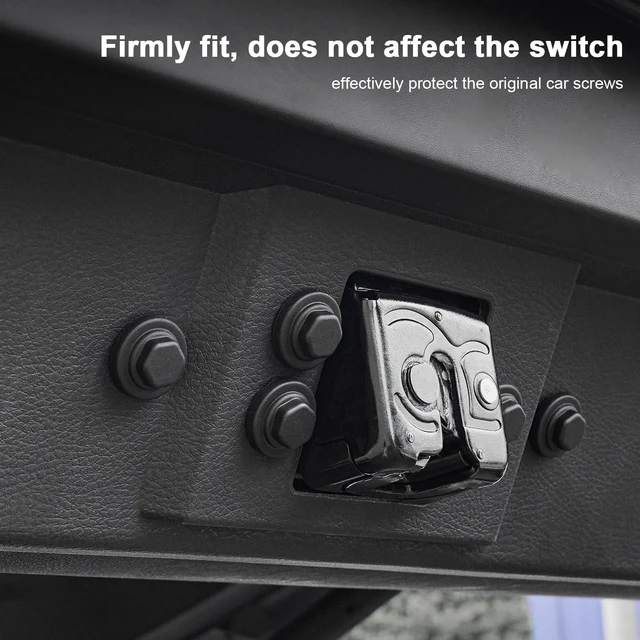 Alt view image 4 of 7 - Compatible with Toyota Sienna 2026 2021-2025 Protective Cover for Car Parts Middle Door Hinge Protection Cover Screw Dust Cover Decorative Accessories (Complete Set)