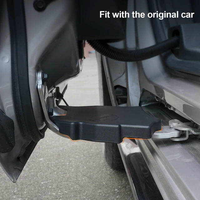 Alt view image 5 of 7 - Compatible with Toyota Sienna 2026 2021-2025 Protective Cover for Car Parts Middle Door Hinge Protection Cover Screw Dust Cover Decorative Accessories (Complete Set)