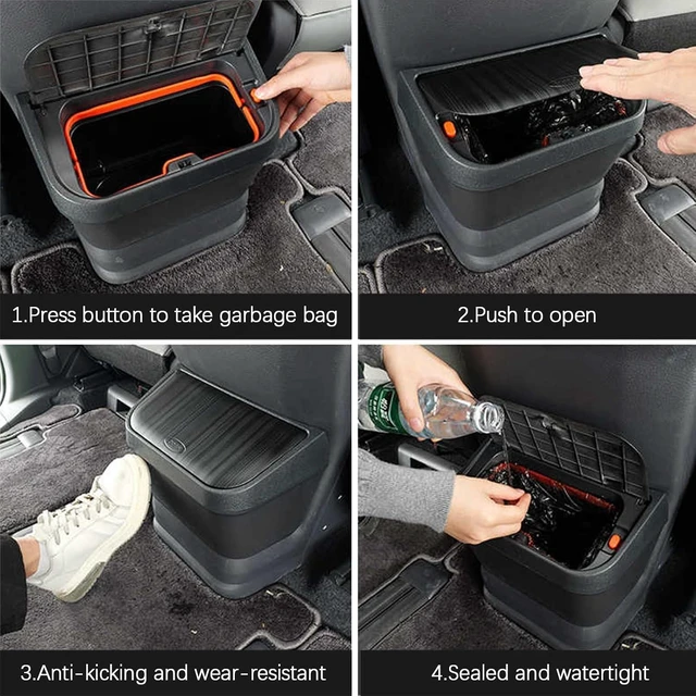 Alt view image 6 of 7 - Car Trash Can for Toyota Sienna 2021-2024, Waterproof