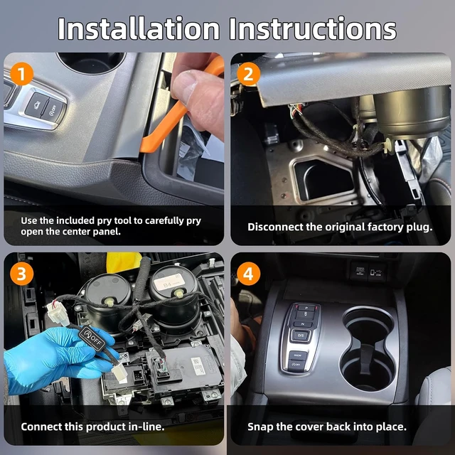 Alt view image 4 of 7 - Auto Start Stop Eliminator for 2019-2022 H.onda Pilot, 2019-2023 H.onda Passport, Engine Idle Stop Start Disabler Delete Device, Automatic Stop Off Module Bypass Harness with Removal Tool