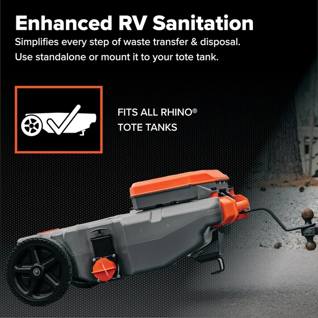 Alt view image 3 of 5 - Rhino Tote Tank Tough-Pack RV Storage Case Only - Essential RV Accessory for Efficient Waste Management (39024)