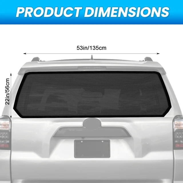 Alt view image 3 of 7 - Magnetic Rear Hatch Bug Screen for Toyota 4Runner Camping