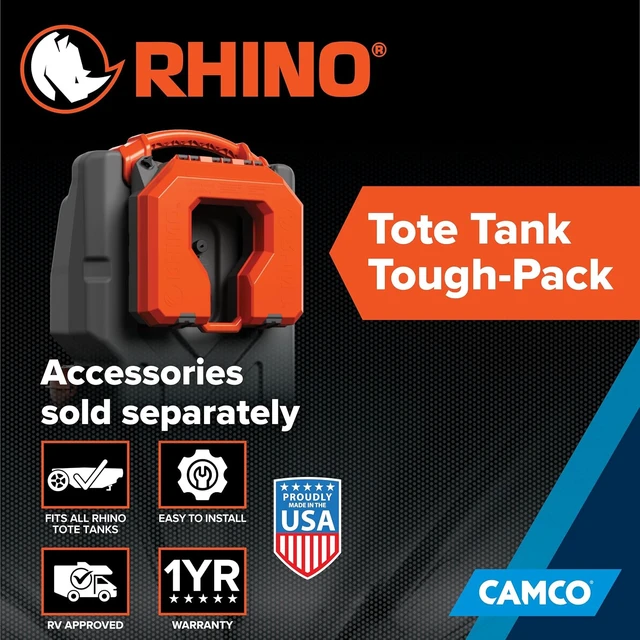 Alt view image 5 of 5 - Rhino Tote Tank Tough-Pack RV Storage Case Only - Essential RV Accessory for Efficient Waste Management (39024)
