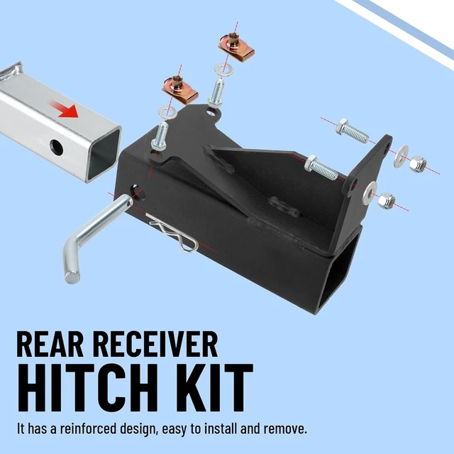 Alt view image 5 of 7 - 2" Hitch Kit, Trailer Receiver Hitch 093-1136-23 & 093-1136-98