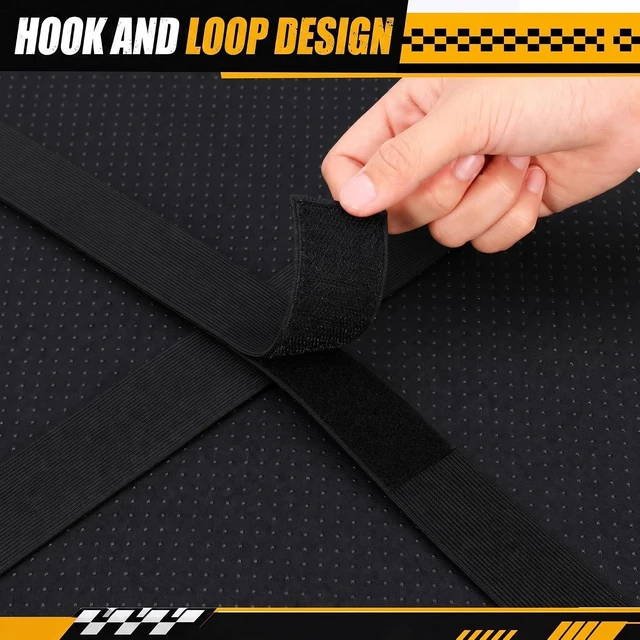 Alt view image 5 of 6 - Go Kart Seat for Two Seater PU Go Cart Seats 2 Person Elastic Strap