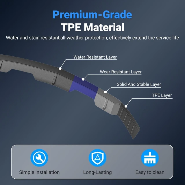 Alt view image 5 of 7 - Hood Deflector Compatible with 2019-2026 Chevy Silverado 1500
