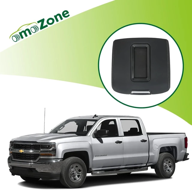 Alt view image 2 of 7 - Center Console Armrest Lid w/o Steel Bracket Black Compatible with 2014-2020 Chevrolet Chevy Avalanche Silverado Suburban Tahoe GMC Sierra Yukon XL Replaces 0227083AA