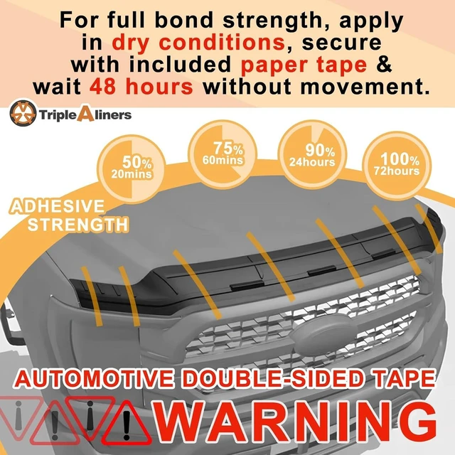 Alt view image 5 of 7 - Hood Deflector Protector Compatible with 2022-2025 2026 Toyota Tundra Accessories Hood Protector TPE Bug Deflector Shield Replacement