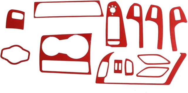 Alt view image 4 of 4 - Real Carbon Fiber Interior Trim Kit For Audi A4 B8 2008-2016 Console Cover