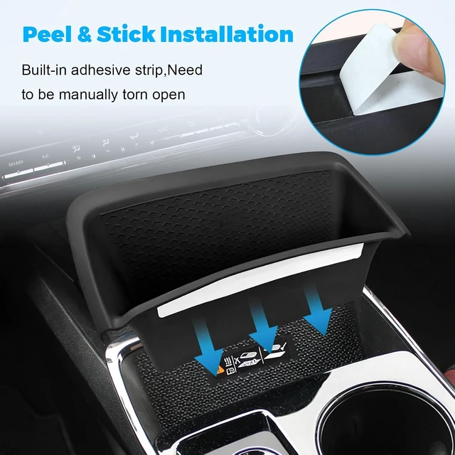 Alt view image 7 of 7 - 5 Set Organizer for 2025 2026 Chevy Equinox Accessories with No-Slip Mat