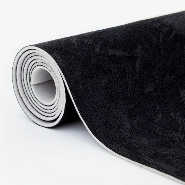 Main image of Suede Auto Headliner Fabric 98" L × 60" W with Foam Backing - Tube Packaging - Black Interior Replacement Material for Car/Truck/SUV/RV Roof - Home Repair/DIY Headliner Material