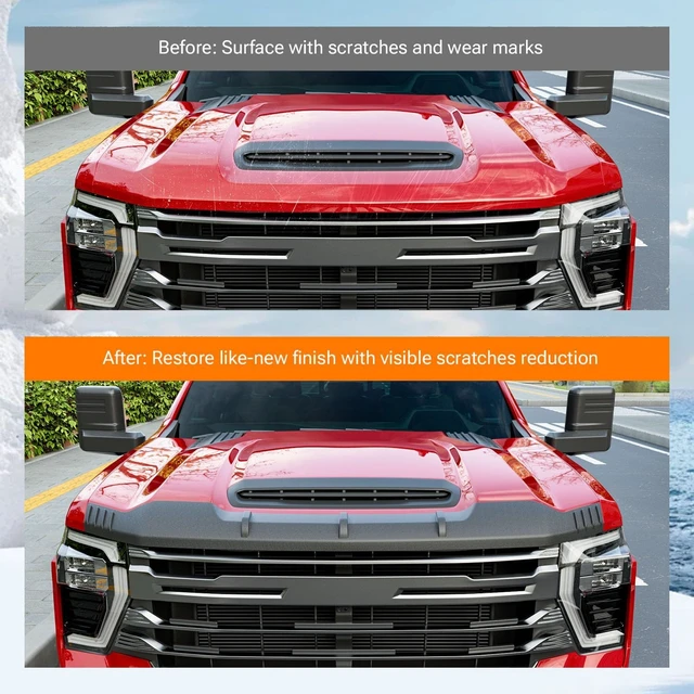 Alt view image 3 of 7 - Hood Deflector Compatible with 2020-2026 Chevy Silverado