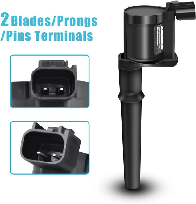 Alt view image 3 of 7 - Set of 8 Ignition Coil Pack Compatible with Ford Mustang Lincoln Navigator Continental Mark VIII Aviator Panoz 4.6L 5.4L V8 Replacement for DG512 UF191 C1141